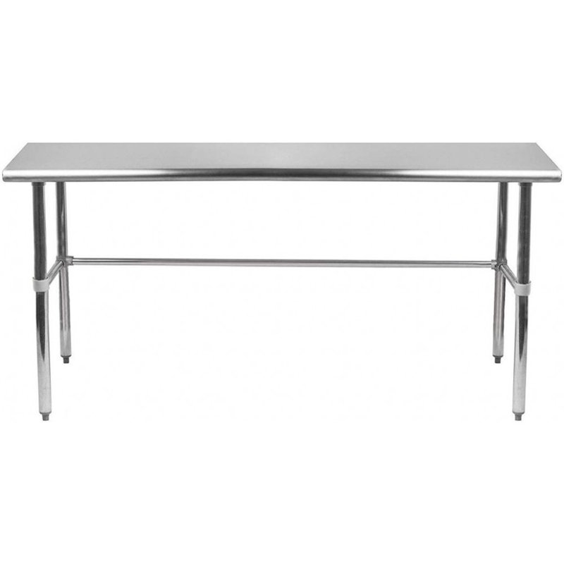 Amgood Stainless Steel Open Base Work Table & Reviews Wayfair